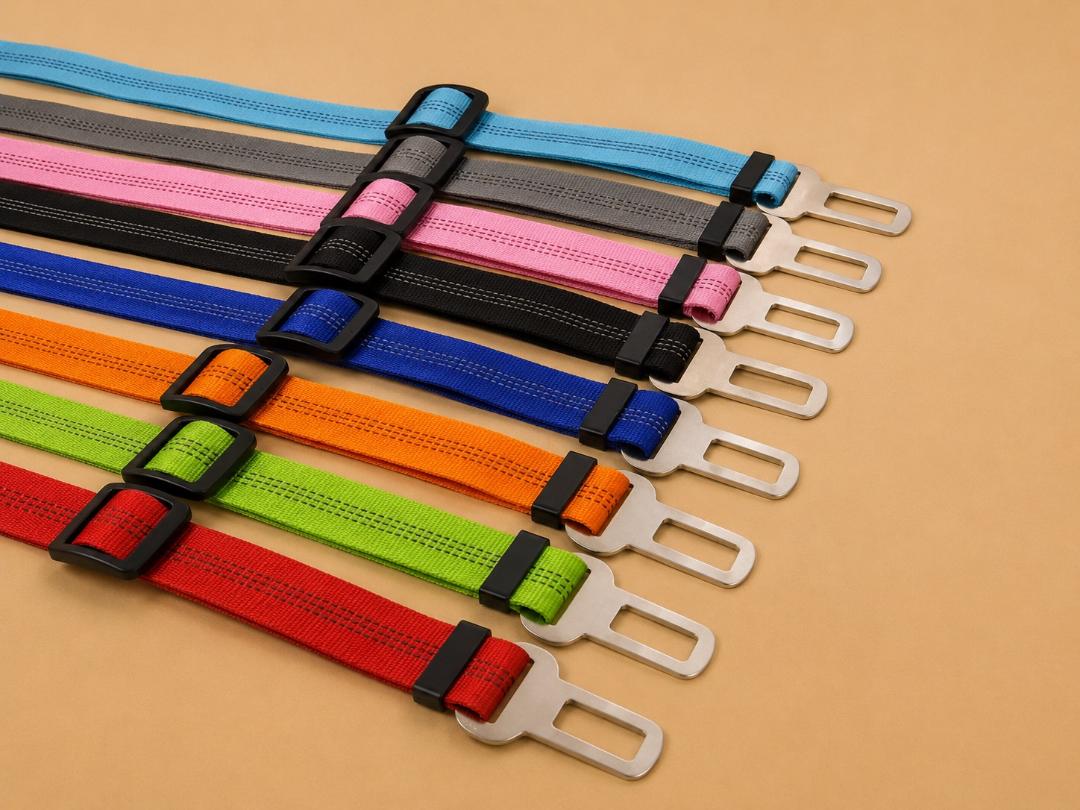 Ceinture de sécurité réglable et résistante  pour chien