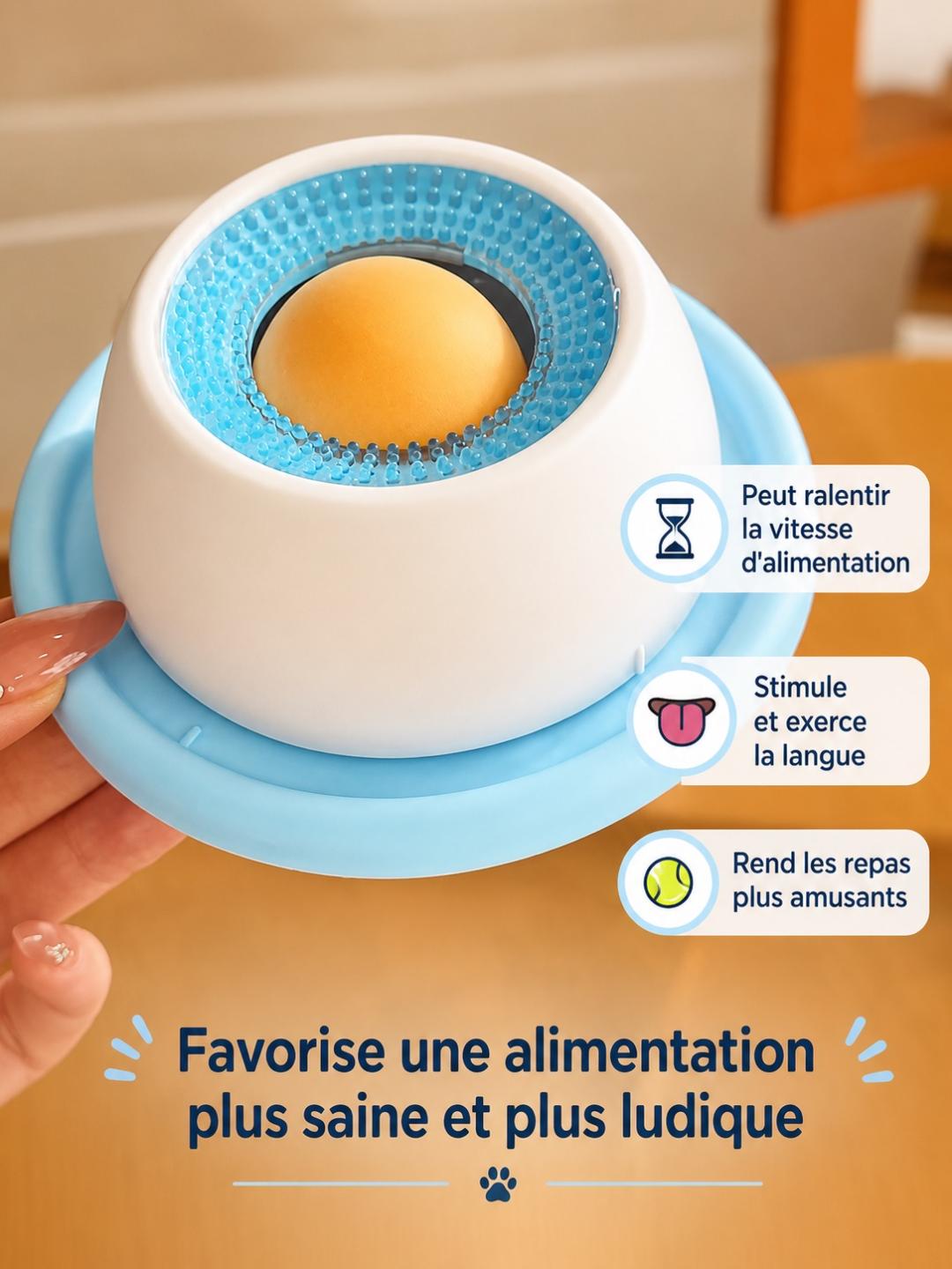 Jouet d'Enrichissement pour Chien – Distributeur de Friandises en Silicone