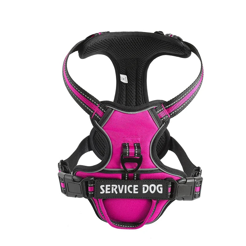 Harnais Réfléchissant Personnalisable pour Chien