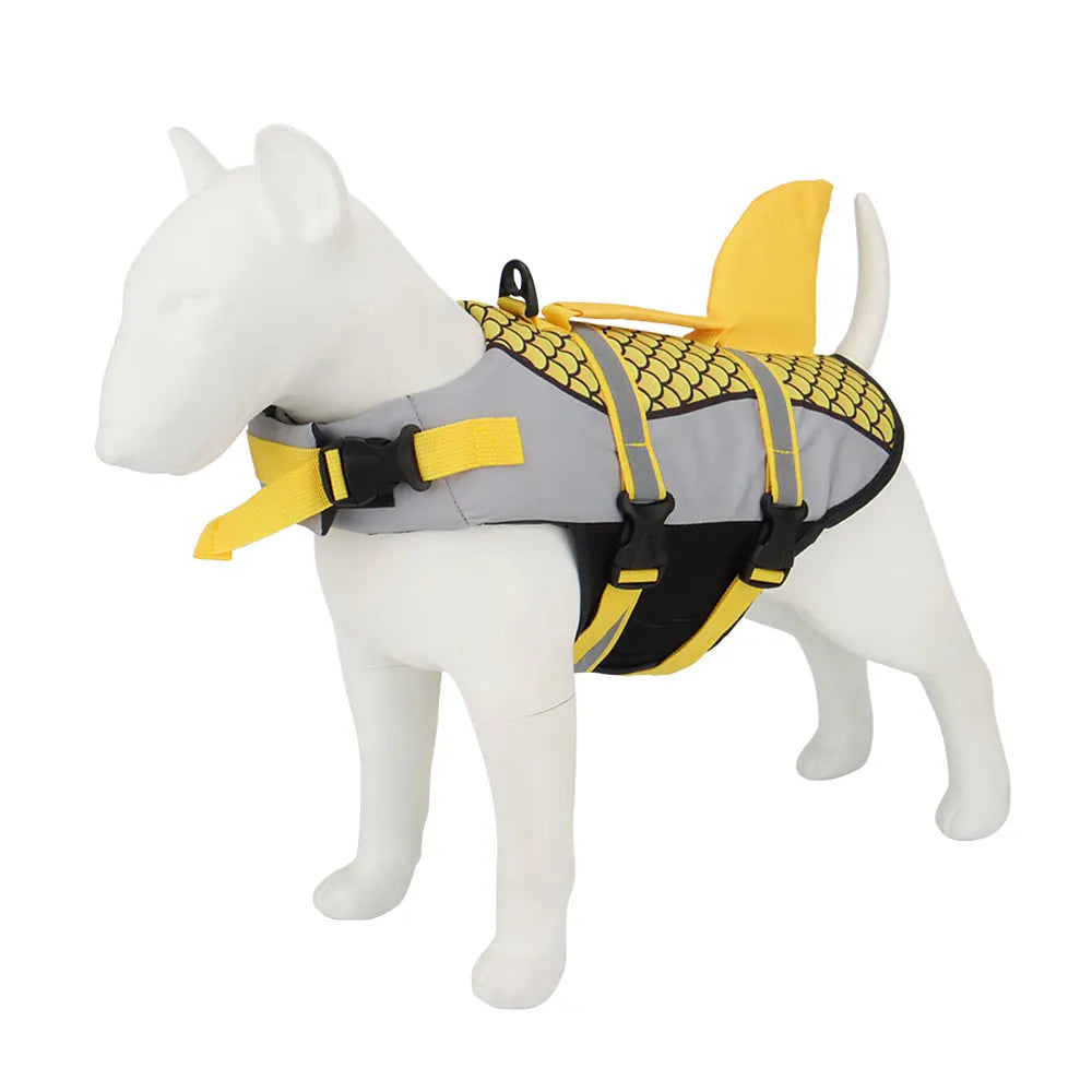 Veste de Plage & Piscine pour Chien Aquatique — Motif Écailles Requin