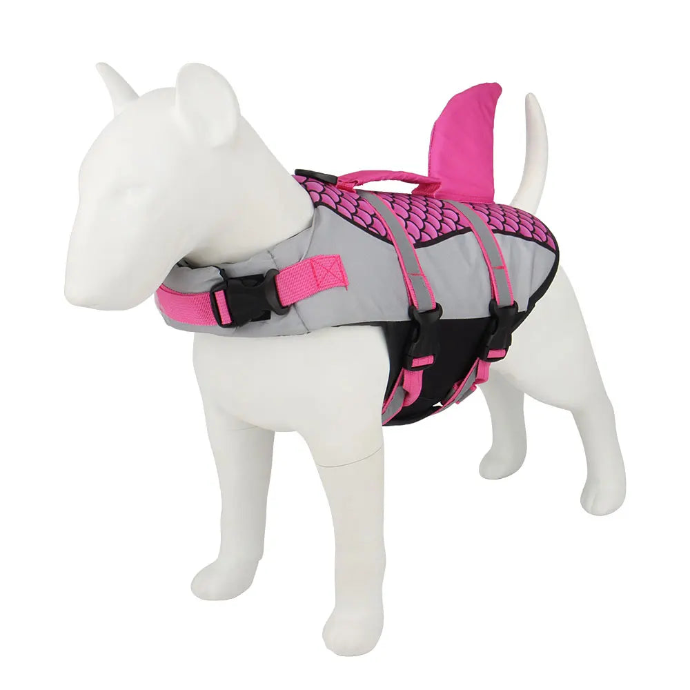 Veste de Plage & Piscine pour Chien Aquatique — Motif Écailles Requin