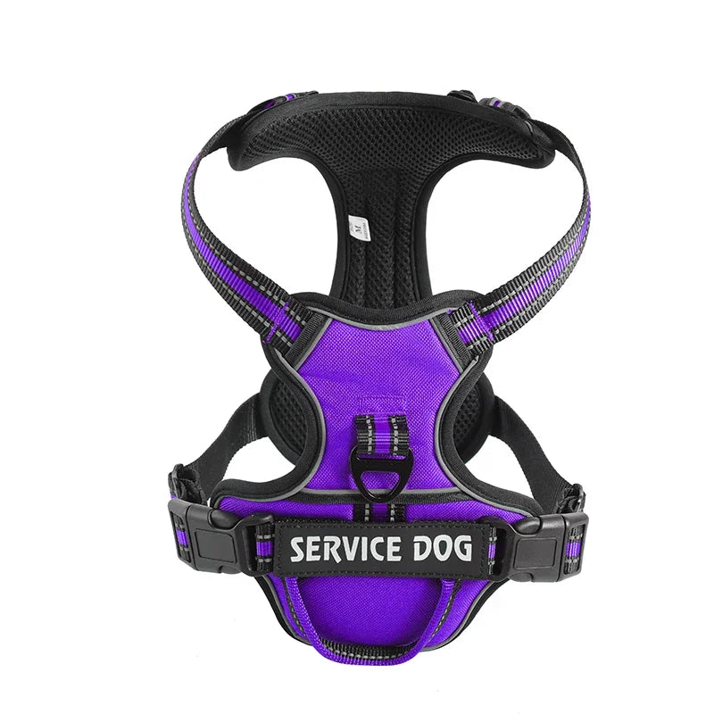 Harnais Réfléchissant Personnalisable pour Chien