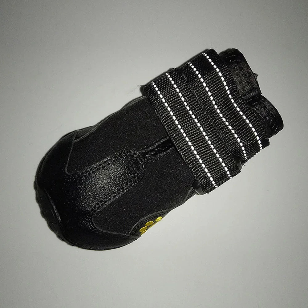 Chaussures Imperméables pour Chien – Semelles Antidérapantes & Réfléchissantes (4 pcs)