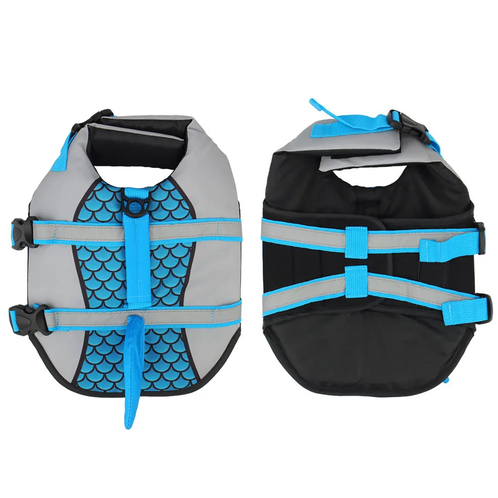 Veste de Plage & Piscine pour Chien Aquatique — Motif Écailles Requin