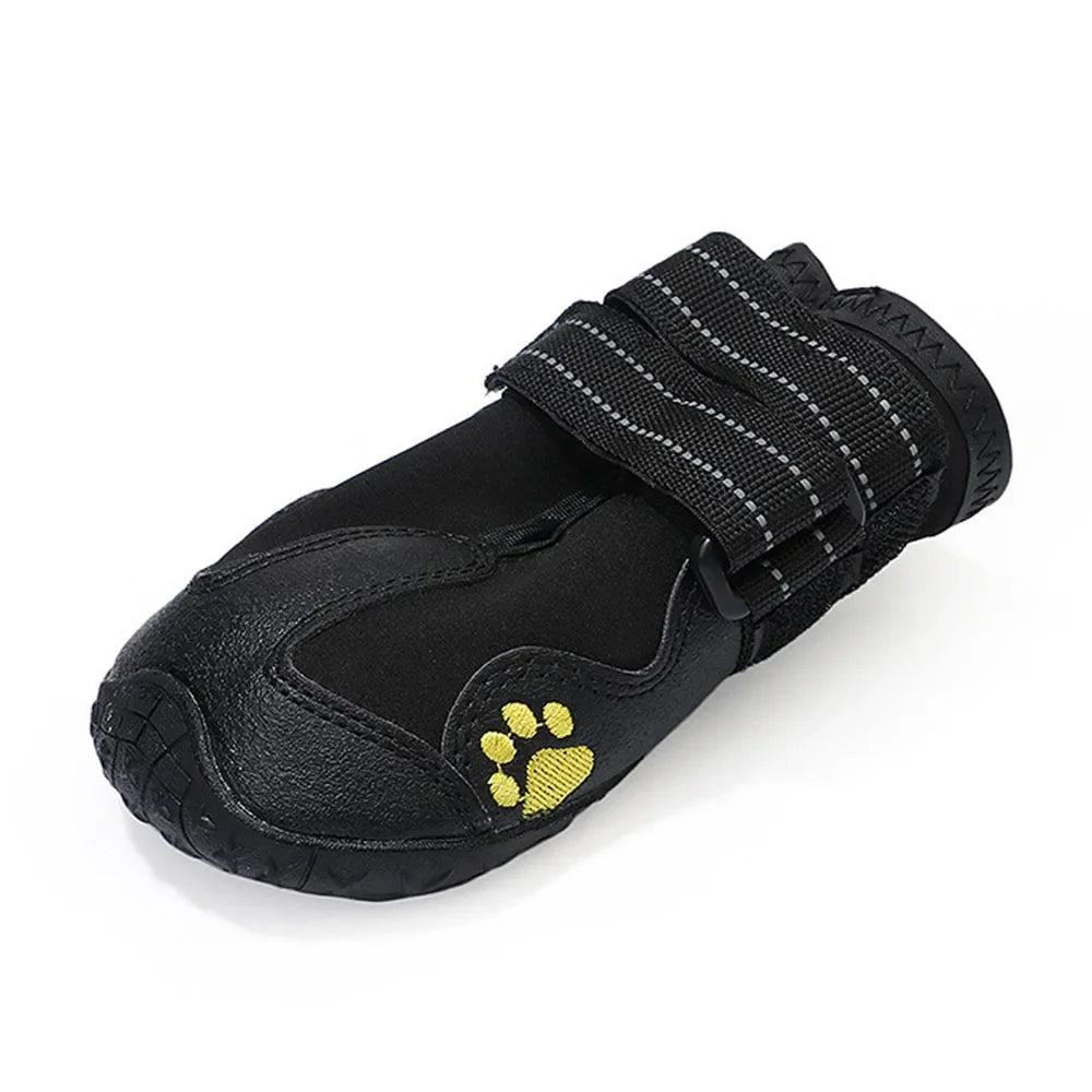 Chaussures Imperméables pour Chien – Semelles Antidérapantes & Réfléchissantes (4 pcs)