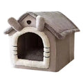 Panier - Tente Maison Douillette pour Chien & Chat — Coussin Lavable | 4 Saisons