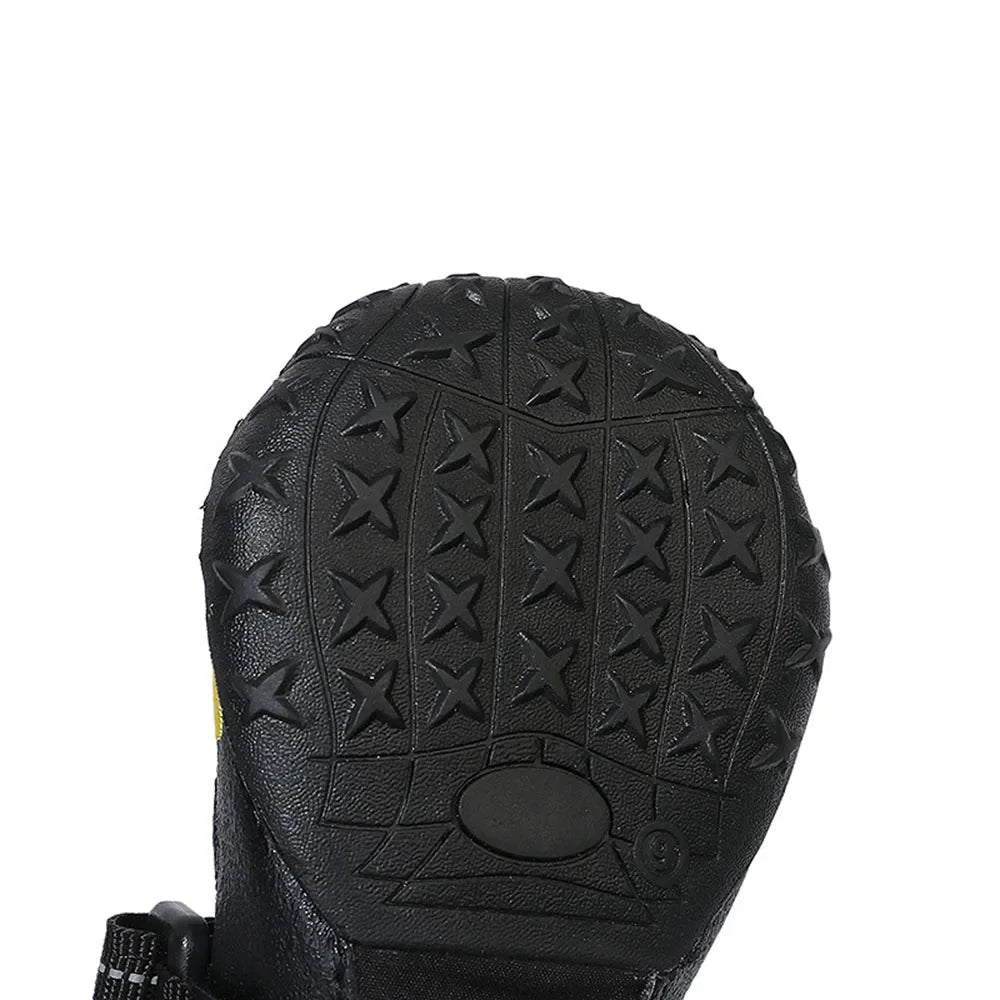 Chaussures Imperméables pour Chien – Semelles Antidérapantes & Réfléchissantes (4 pcs)
