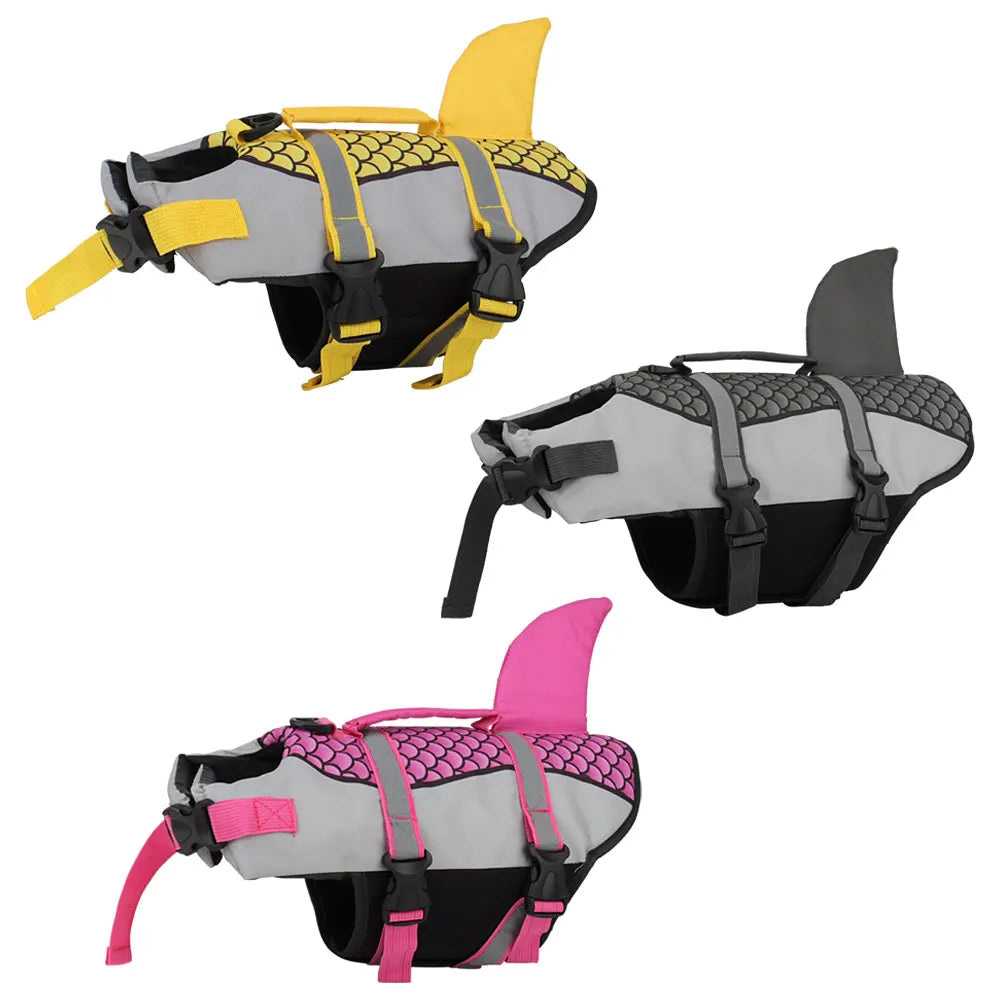 Veste de Plage & Piscine pour Chien Aquatique — Motif Écailles Requin