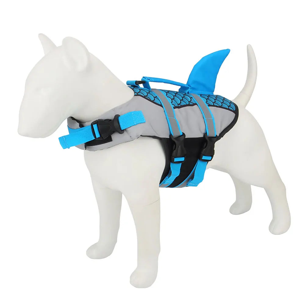 Veste de Plage & Piscine pour Chien Aquatique — Motif Écailles Requin