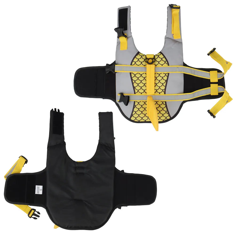 Veste de Plage & Piscine pour Chien Aquatique — Motif Écailles Requin