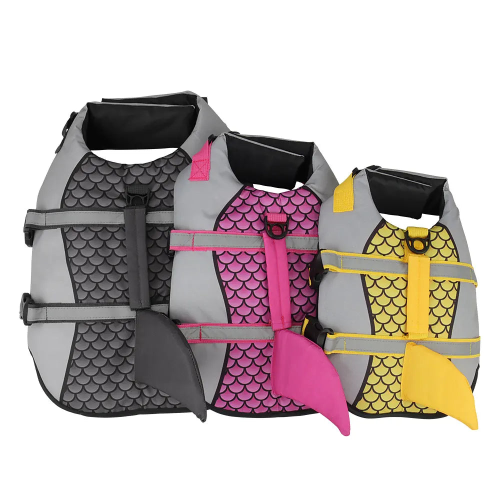 Veste de Plage & Piscine pour Chien Aquatique — Motif Écailles Requin
