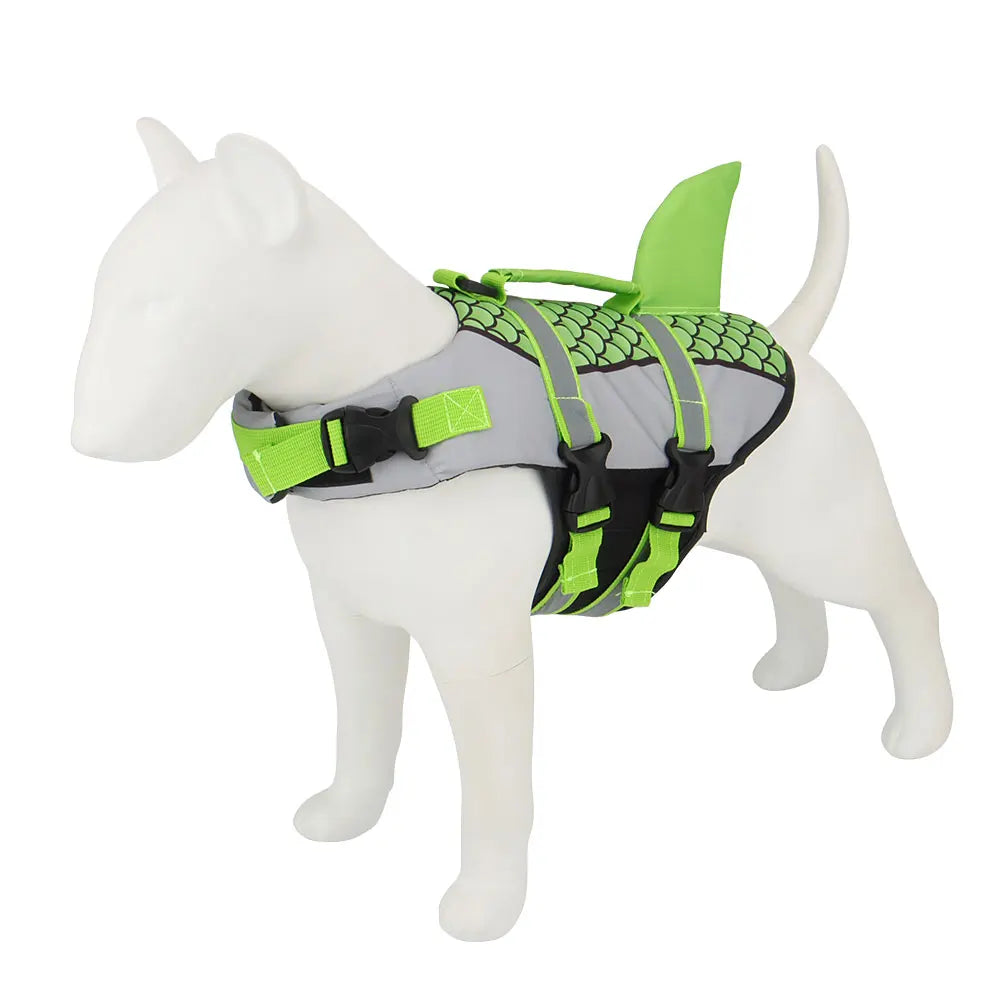Veste de Plage & Piscine pour Chien Aquatique — Motif Écailles Requin