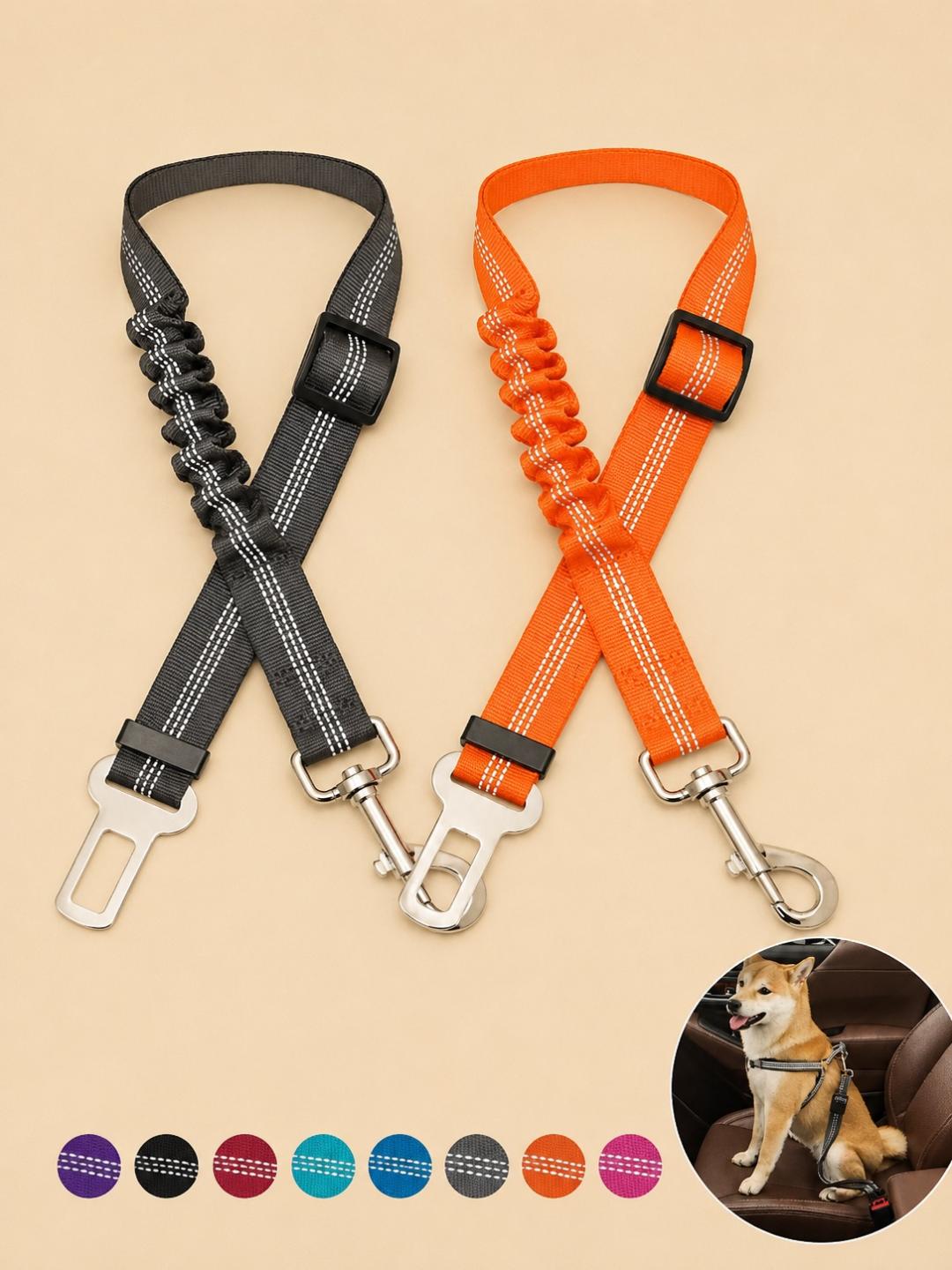 Ceinture de sécurité réglable et résistante  pour chien