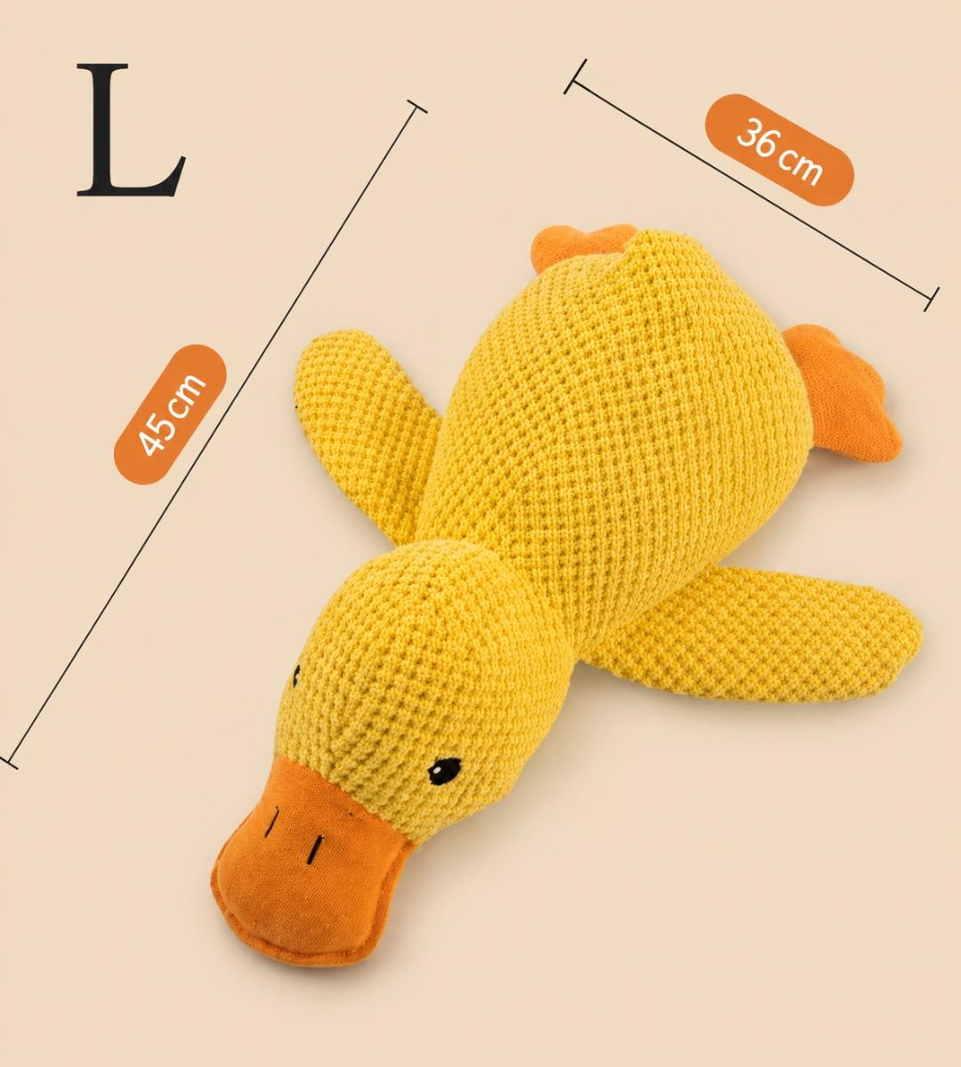 Jouet Canard Couinant en Peluche pour Chien