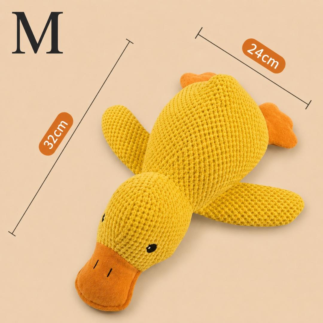 Jouet Canard Couinant en Peluche pour Chien