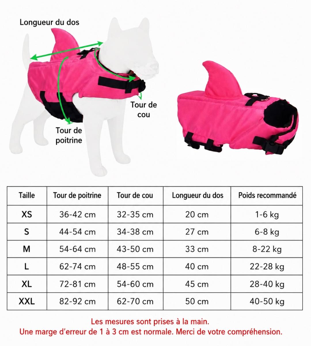 Veste de Plage & Piscine pour Chien Aquatique