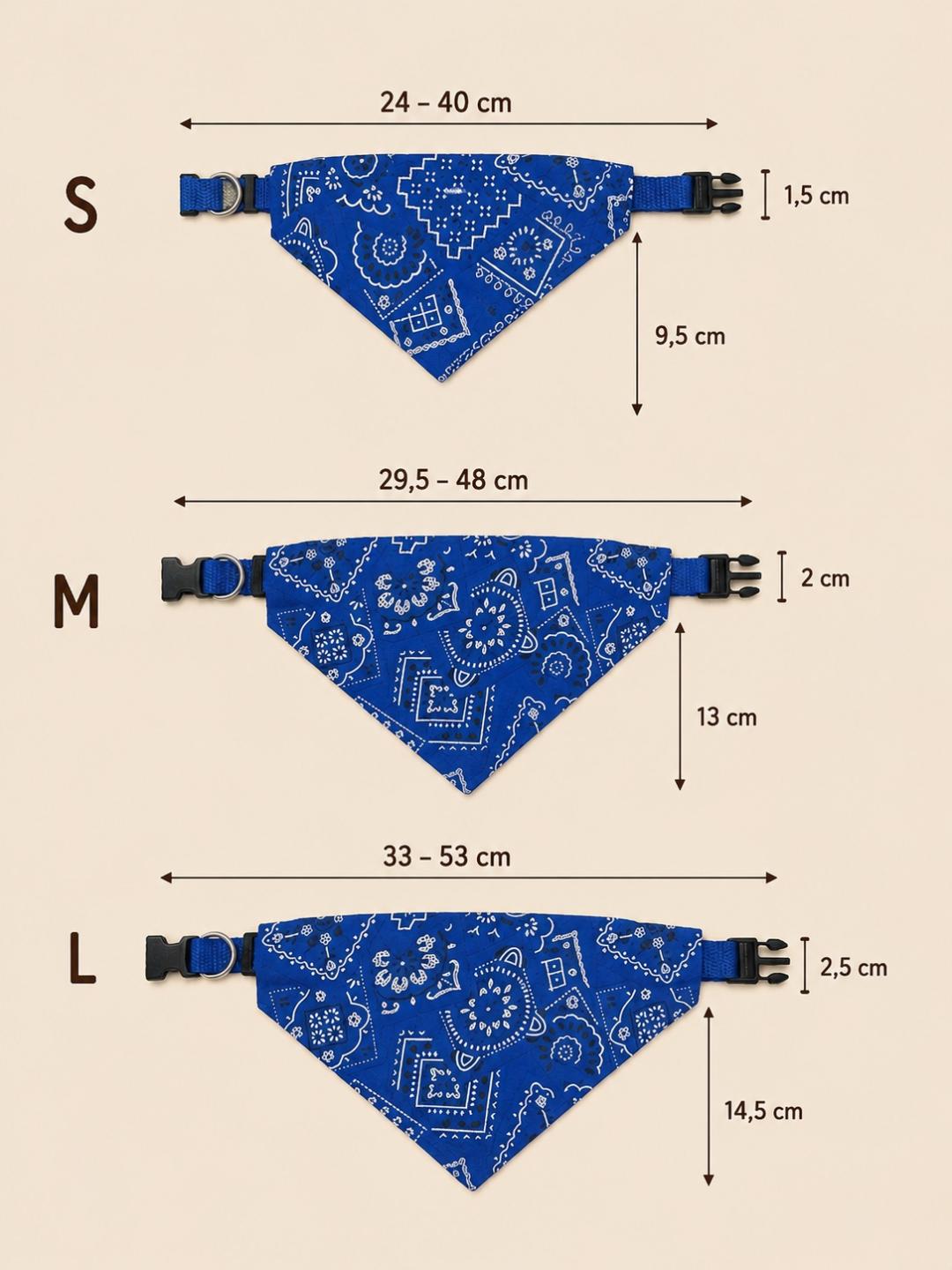 Bandana Triangle Ajustable pour Chien & Chat