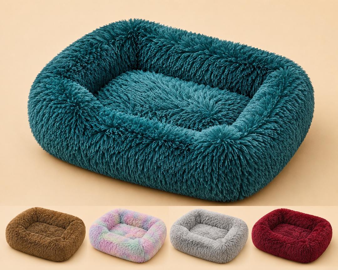 Panier Lit Douillet pour Chien & Chat — Coton Lavable | Toutes Tailles