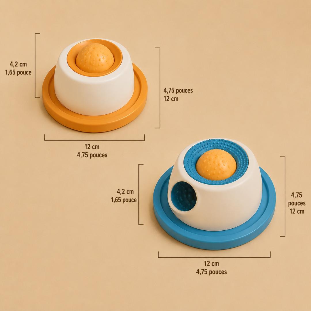 Jouet d'Enrichissement pour Chien – Distributeur de Friandises en Silicone